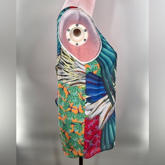 EUC Clover Canyon Multi Print Blouse - Picture 4 of 8